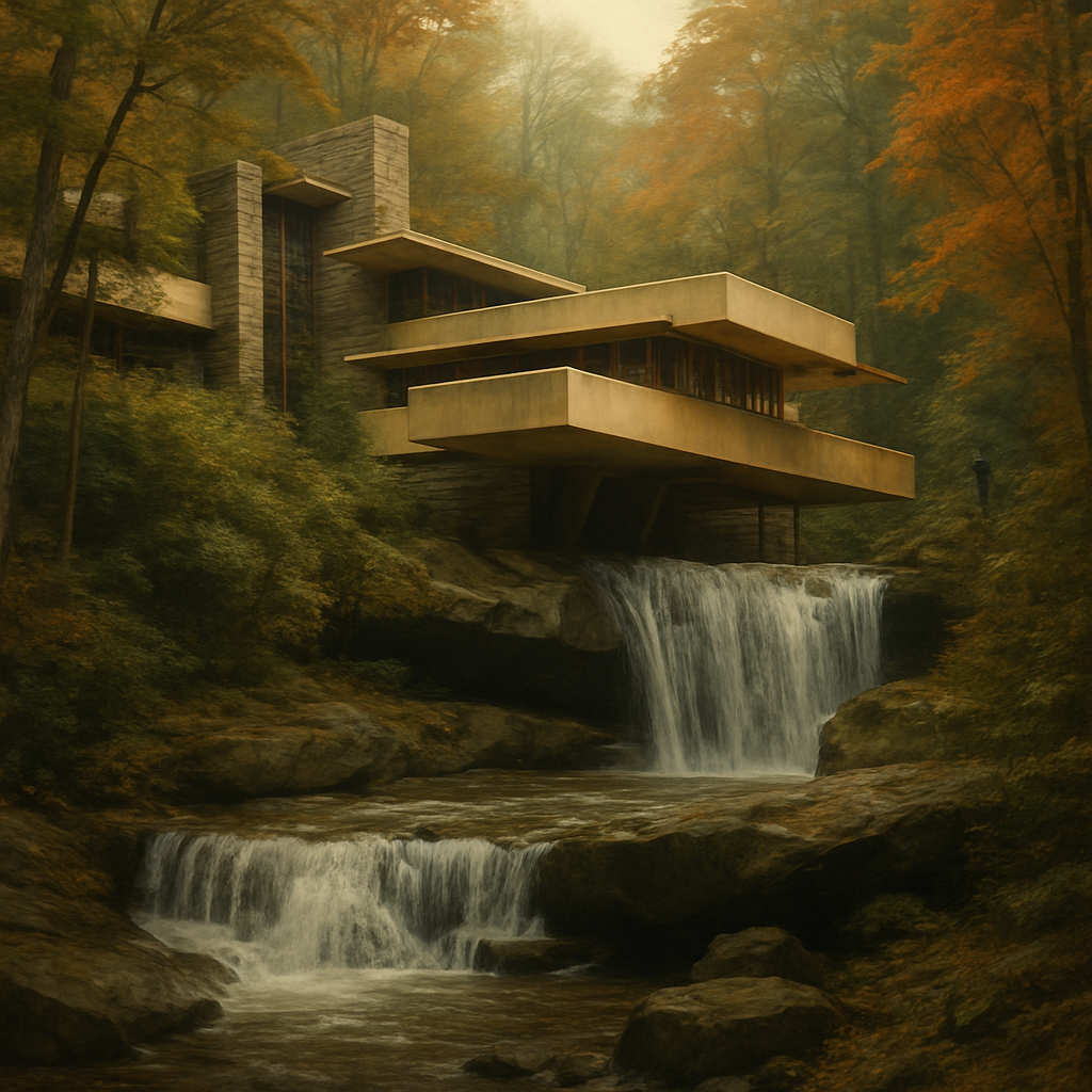 Fallingwater diamond painting