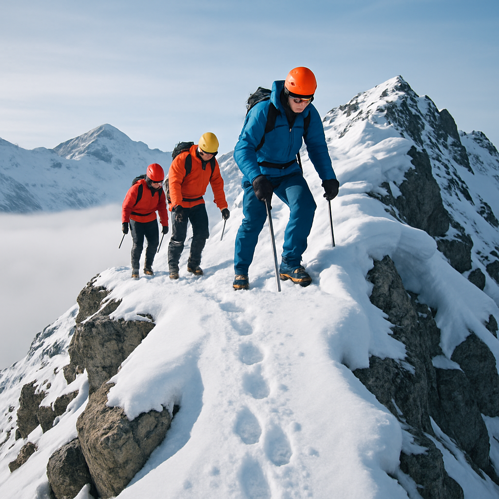 Tatra Ridge Winter Ascent paint by diamonds