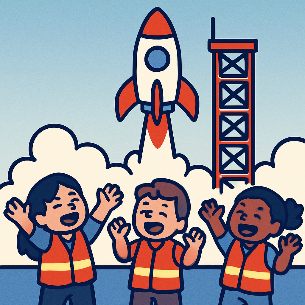 Rocket Launch Club paint by diamonds