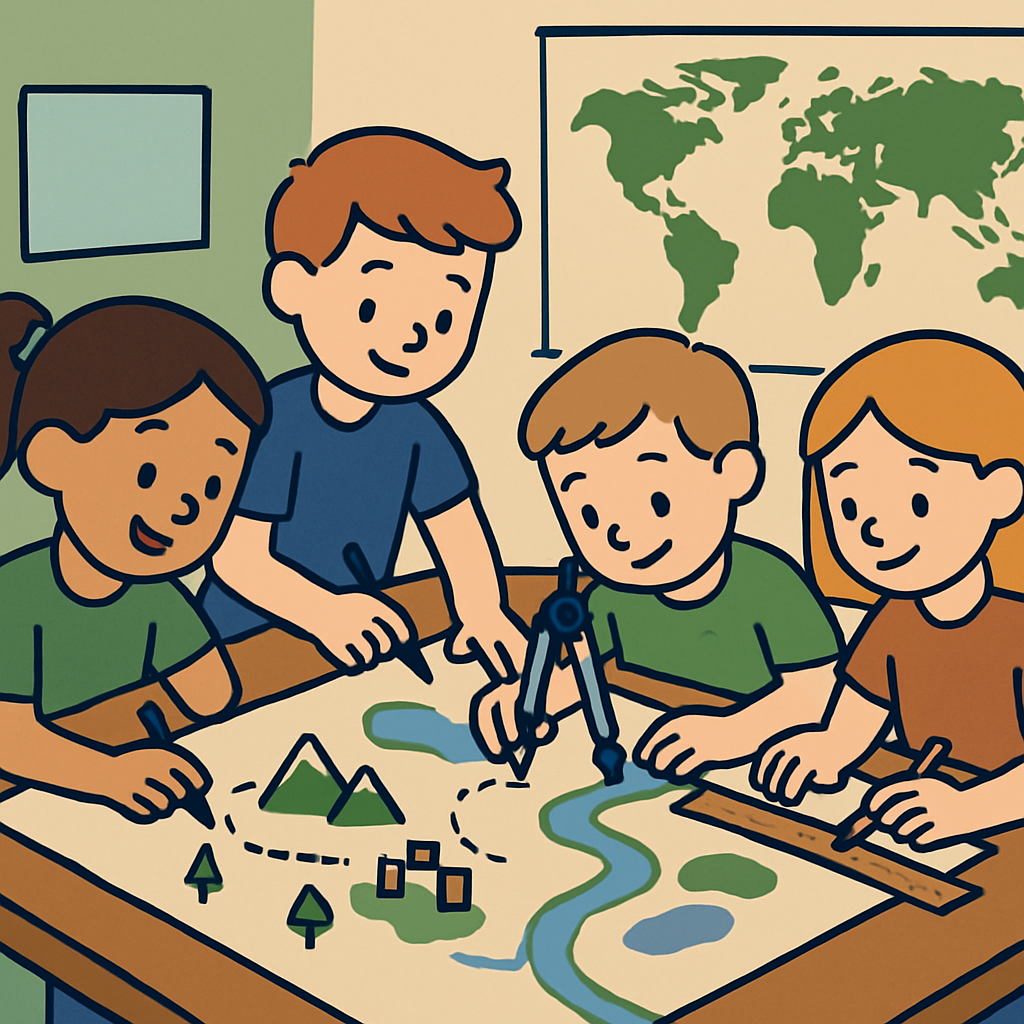 Map Makers Workshop Painting by diamonds kit