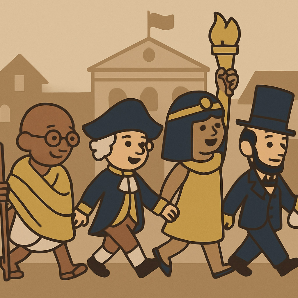 Historic Heroes Parade painting diamond kit