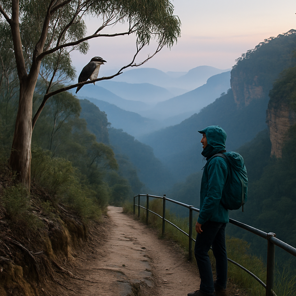 Blue Mountains Mistwalk paint by diamond