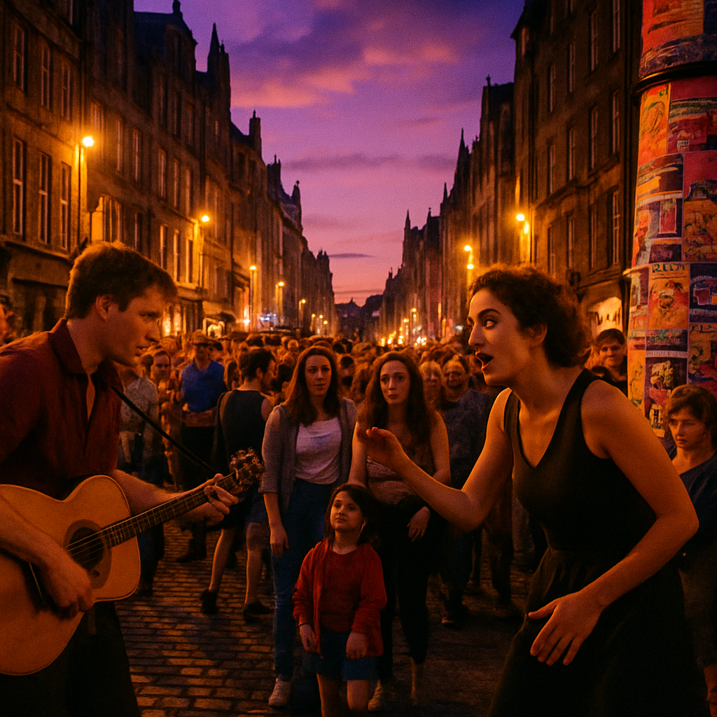 Edinburgh Festival Fringe paint by diamond