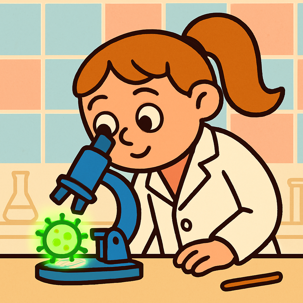 Curious Microscope Adventure paint by diamond