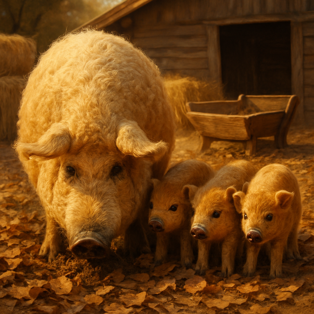 Mangalitsa Pig - Hungary paint by diamond