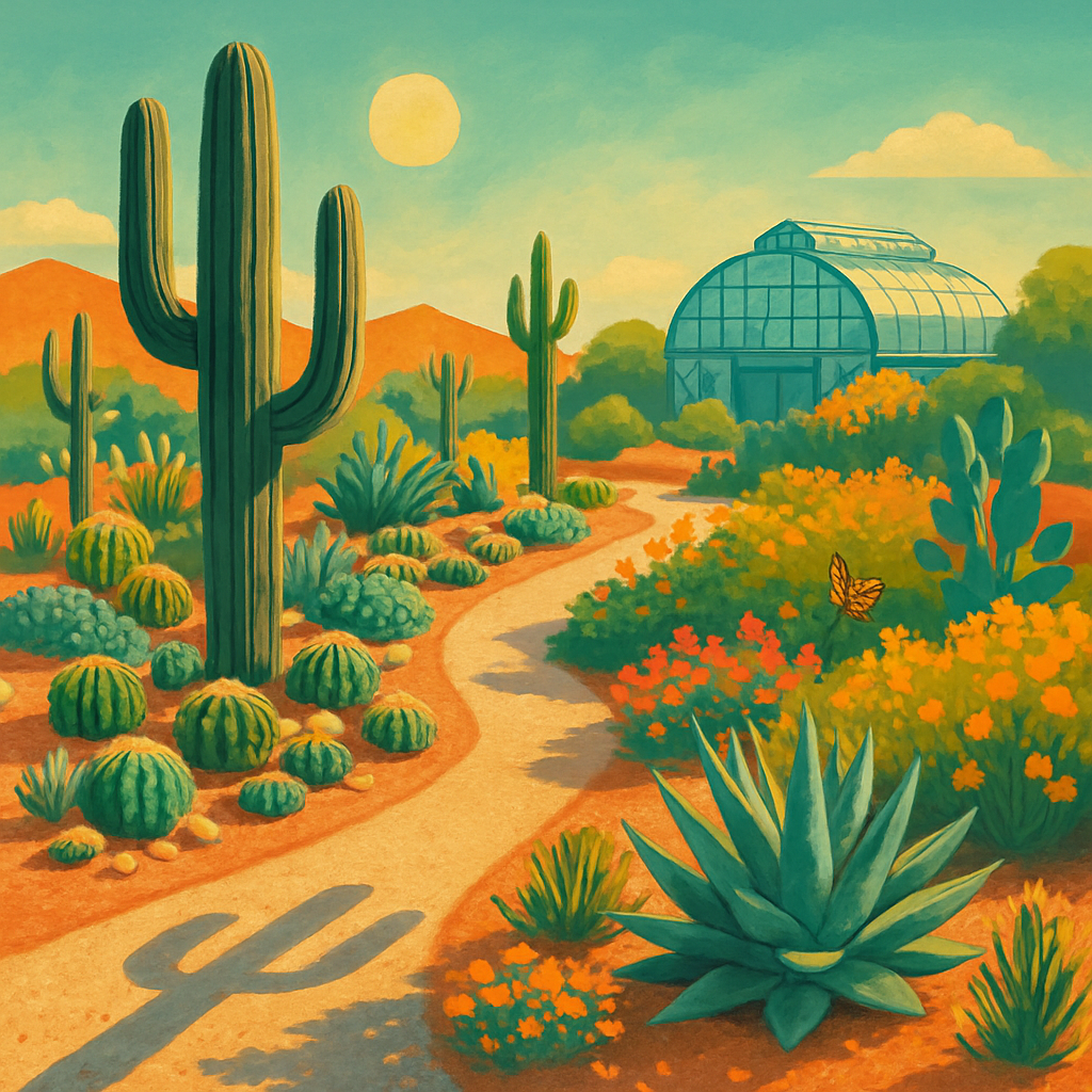 Desert Botanical Garden Phoenix Arizona painting diamond kit