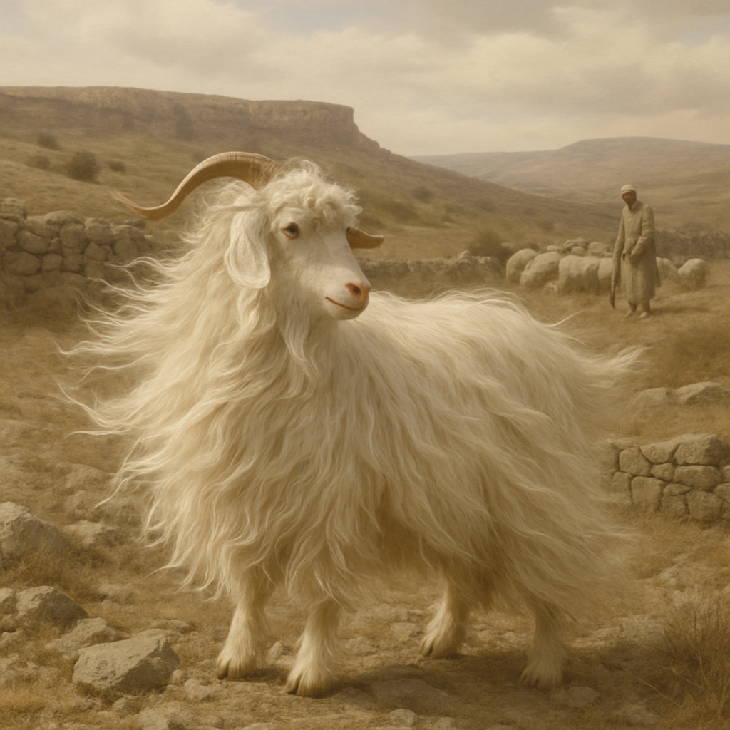 Angora Goat - Turkey paint by diamond