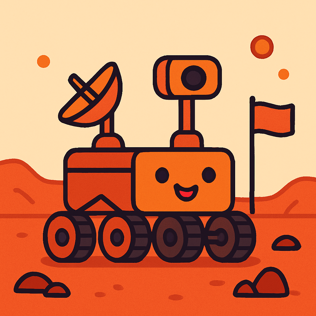 Mars Rover Discovery paint by diamond