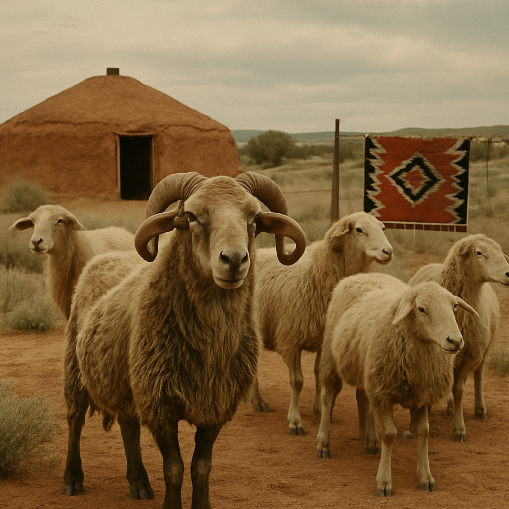 Navajo Churro Sheep - United States diamonded painting kits