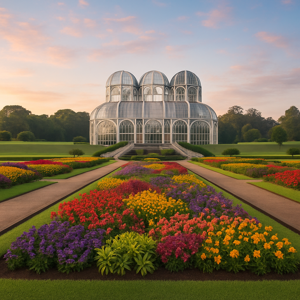 Jardim Botânico De Curitiba paint by diamond