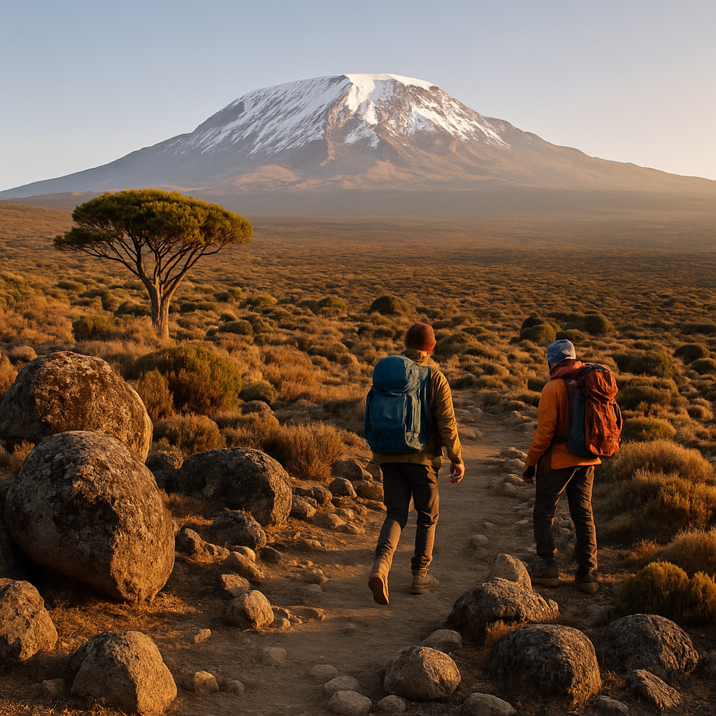 Mount Kilimanjaro Shira Plateau diamond painting