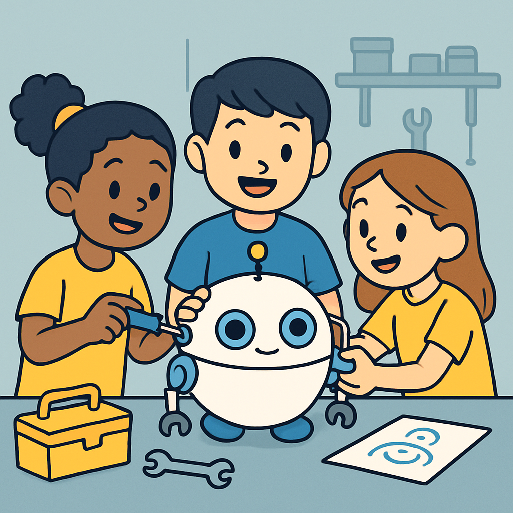 Robot Lab Team Paint by diamonds kits