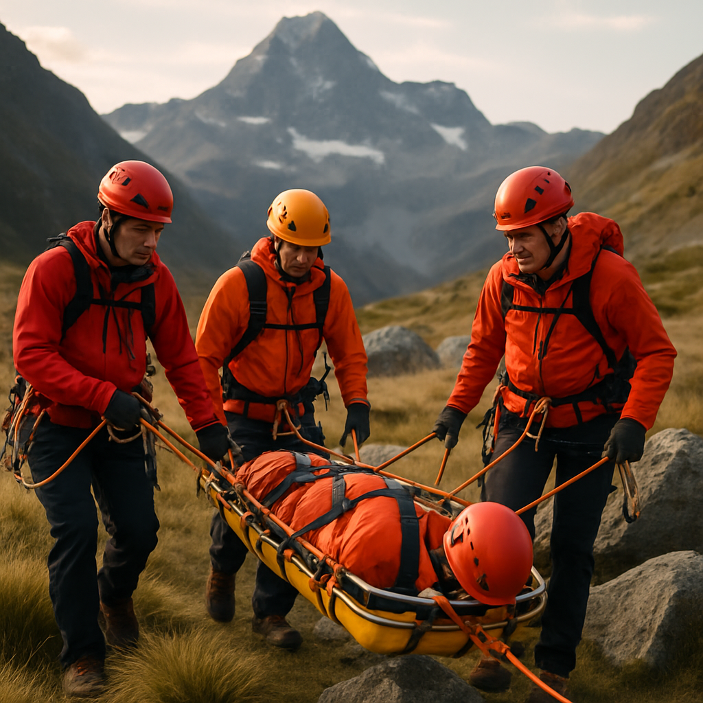 Sierra Club Alpine Meadow Rescue Training paint by diamond