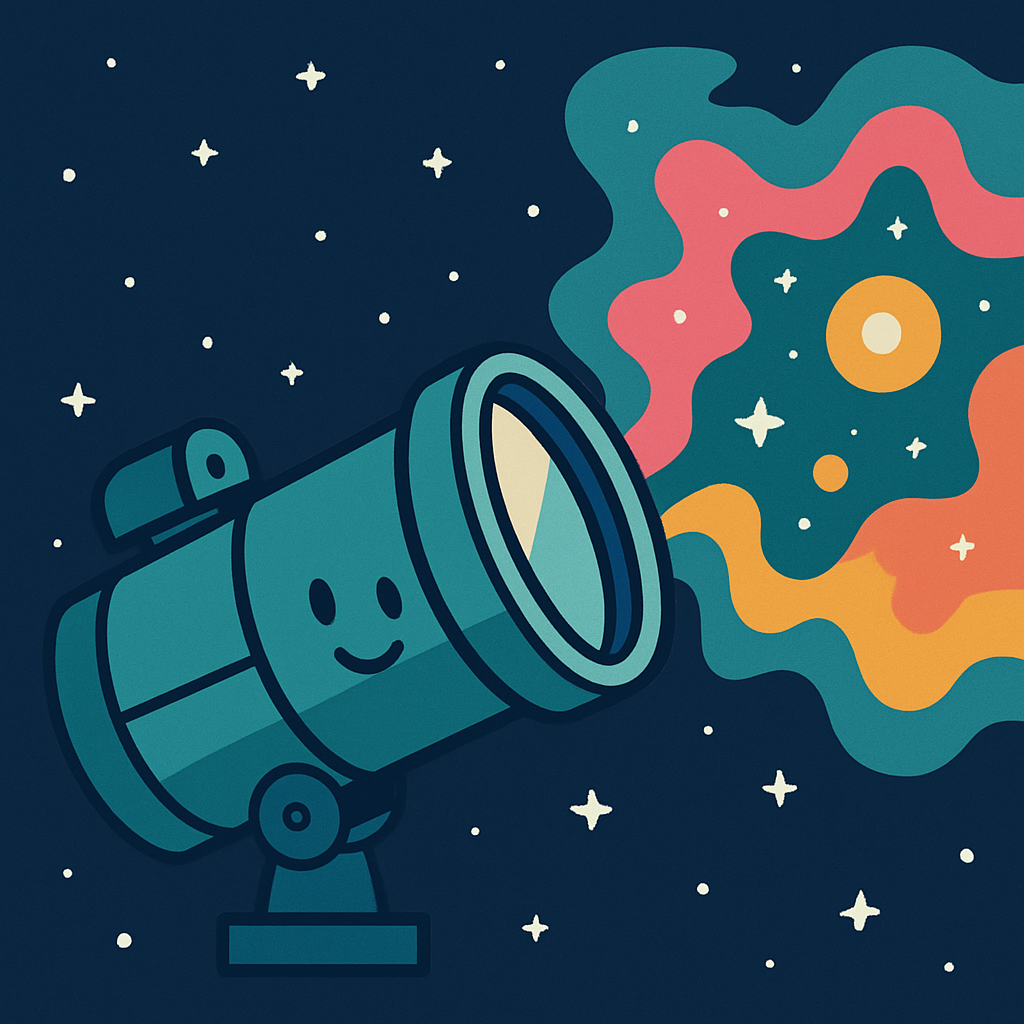 Space Telescope Night Paint by diamonds kits