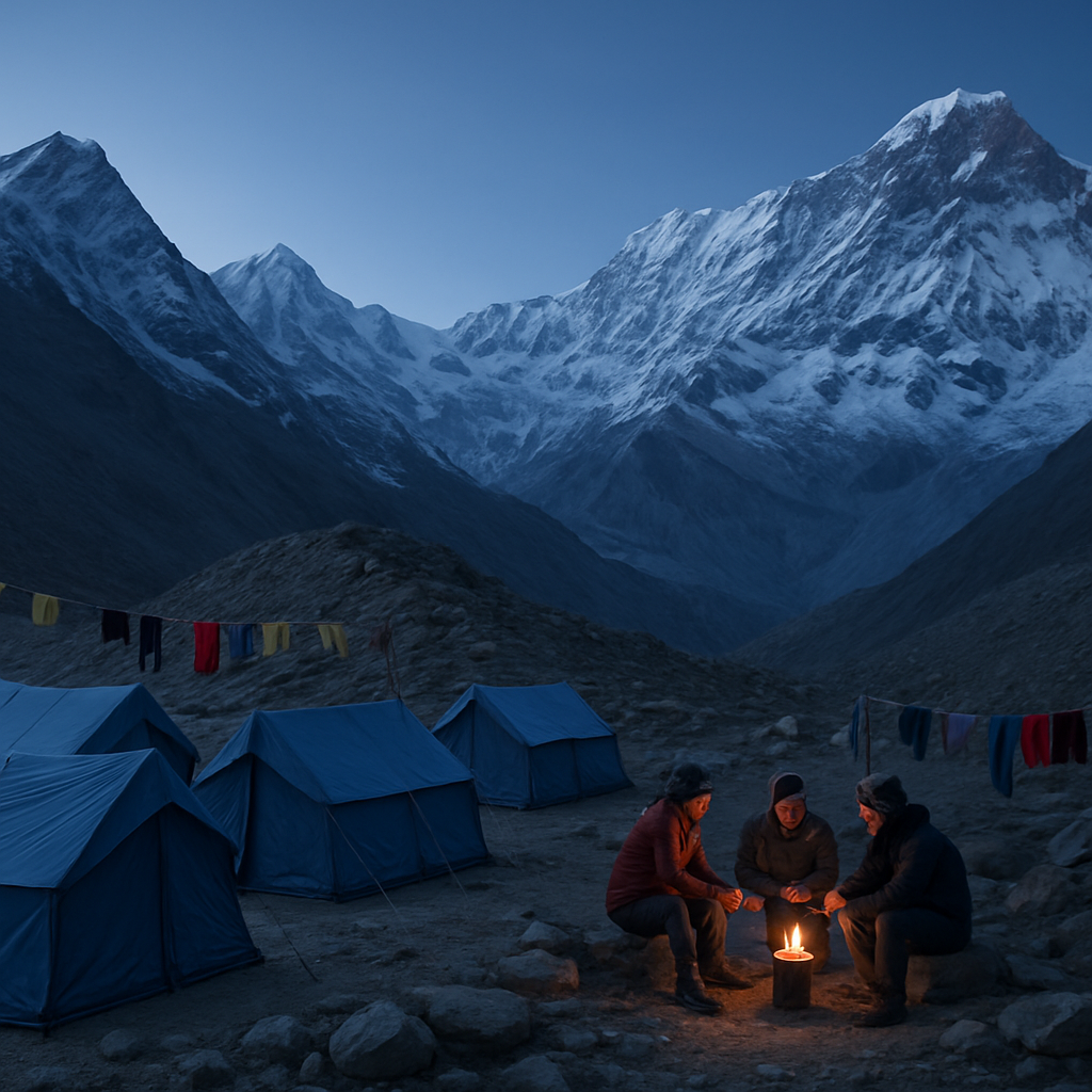 Annapurna Base Camp Panorama diamond painting
