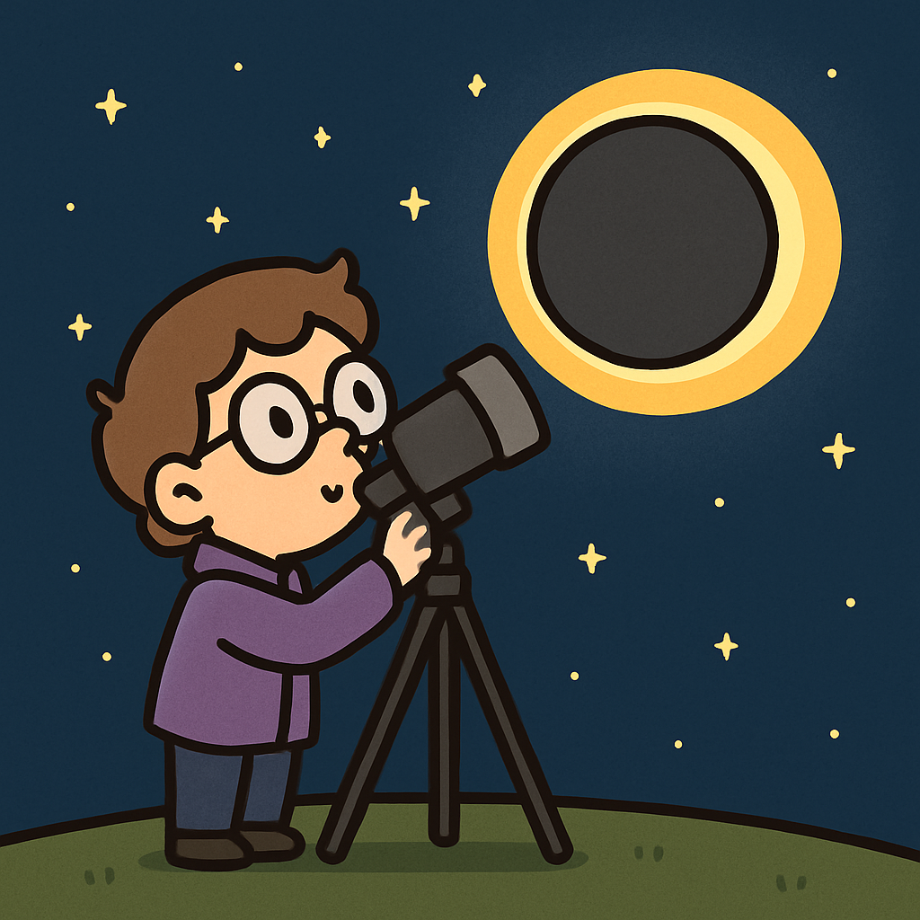Solar Eclipse Observation With Telescope painting diamond kit