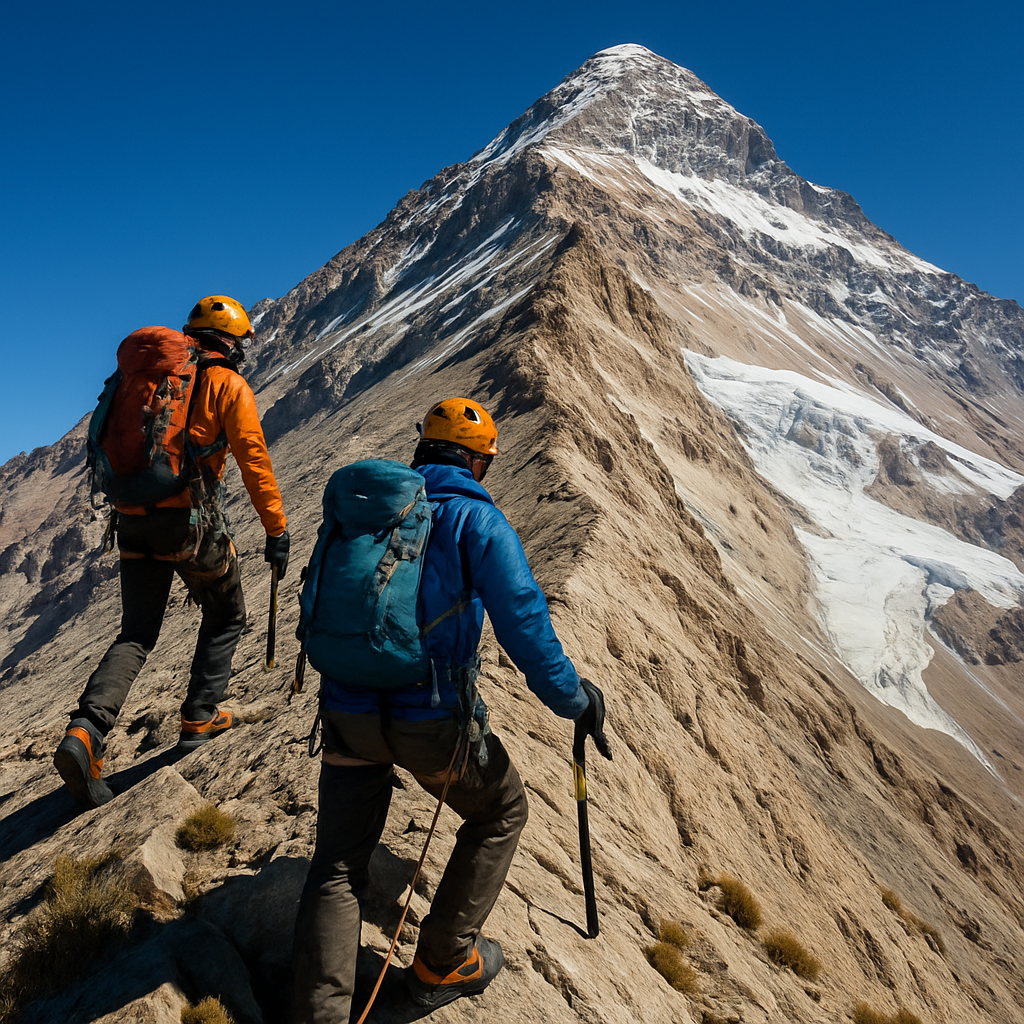 Summer Climb On The Andes Aconcagua Face paint by diamonds