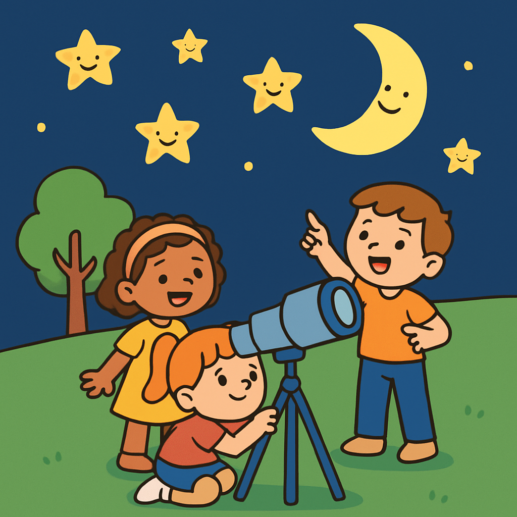 Stargazing Science Club paint by diamonds