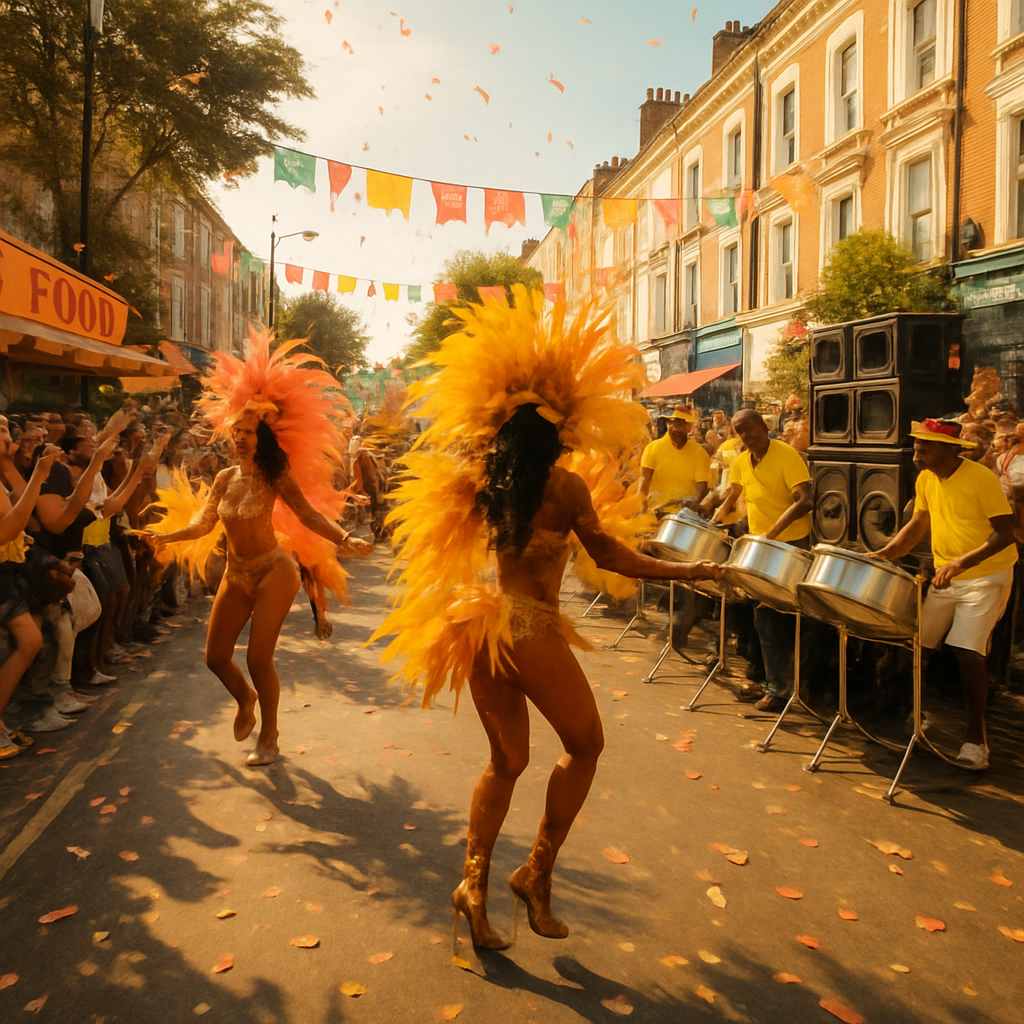 Notting Hill Carnival London paint by diamond