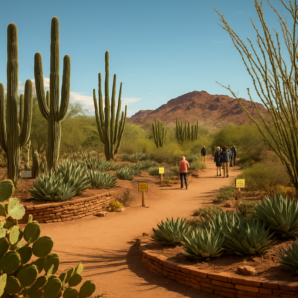 Desert Botanical Garden Phoenix Arizona United States paint by diamond