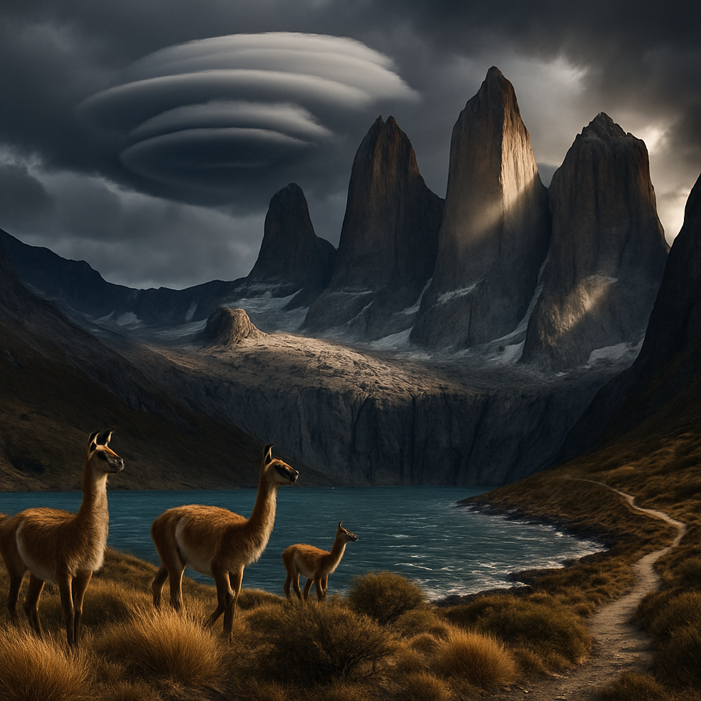 Patagonia Granite Towers Stormlight painting diamond kit