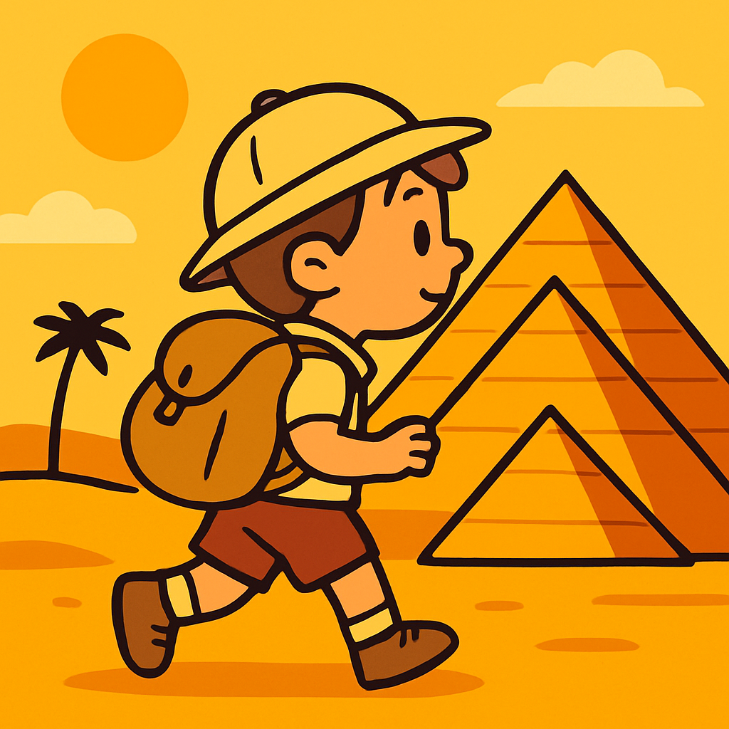 Mystery Of The Ancient Pyramid paint by color