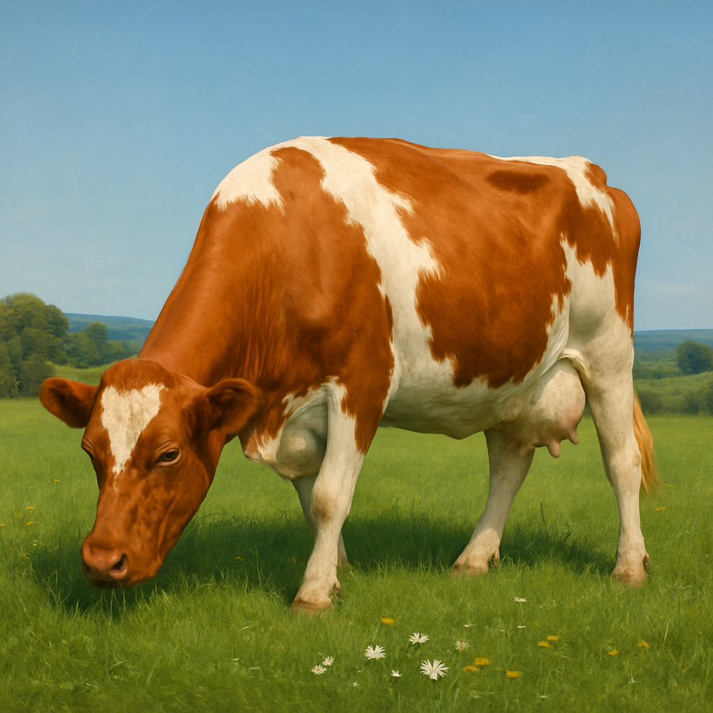 Guernsey Cattle paint by diamond