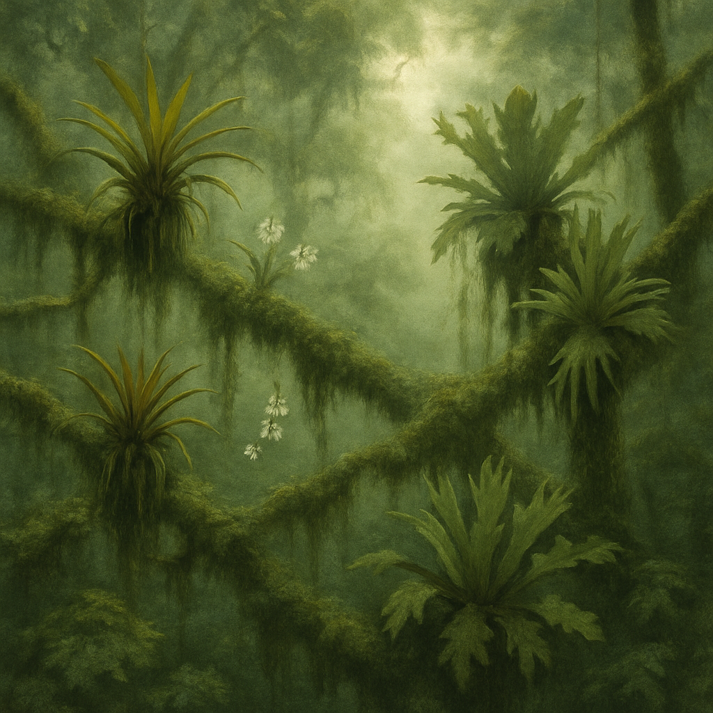 Monteverde Cloud Forest Reserve Epiphytes Costa Rica Paint by diamonds art