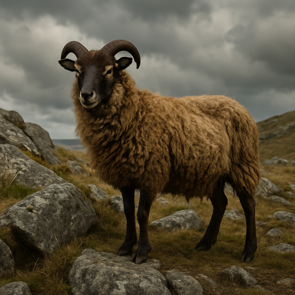 Soay Sheep paint by diamonds
