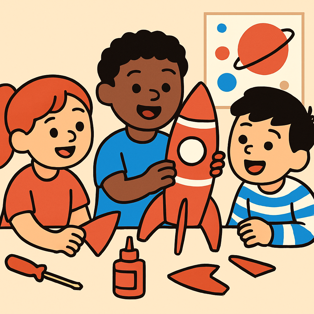 Rocket Science Club Paint by diamonds kits
