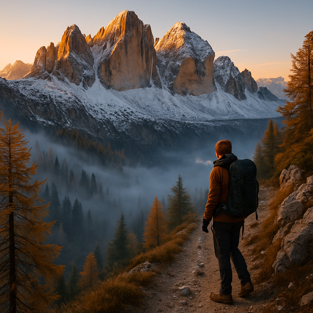 Misty Morning In The Dolomites paint by diamonds