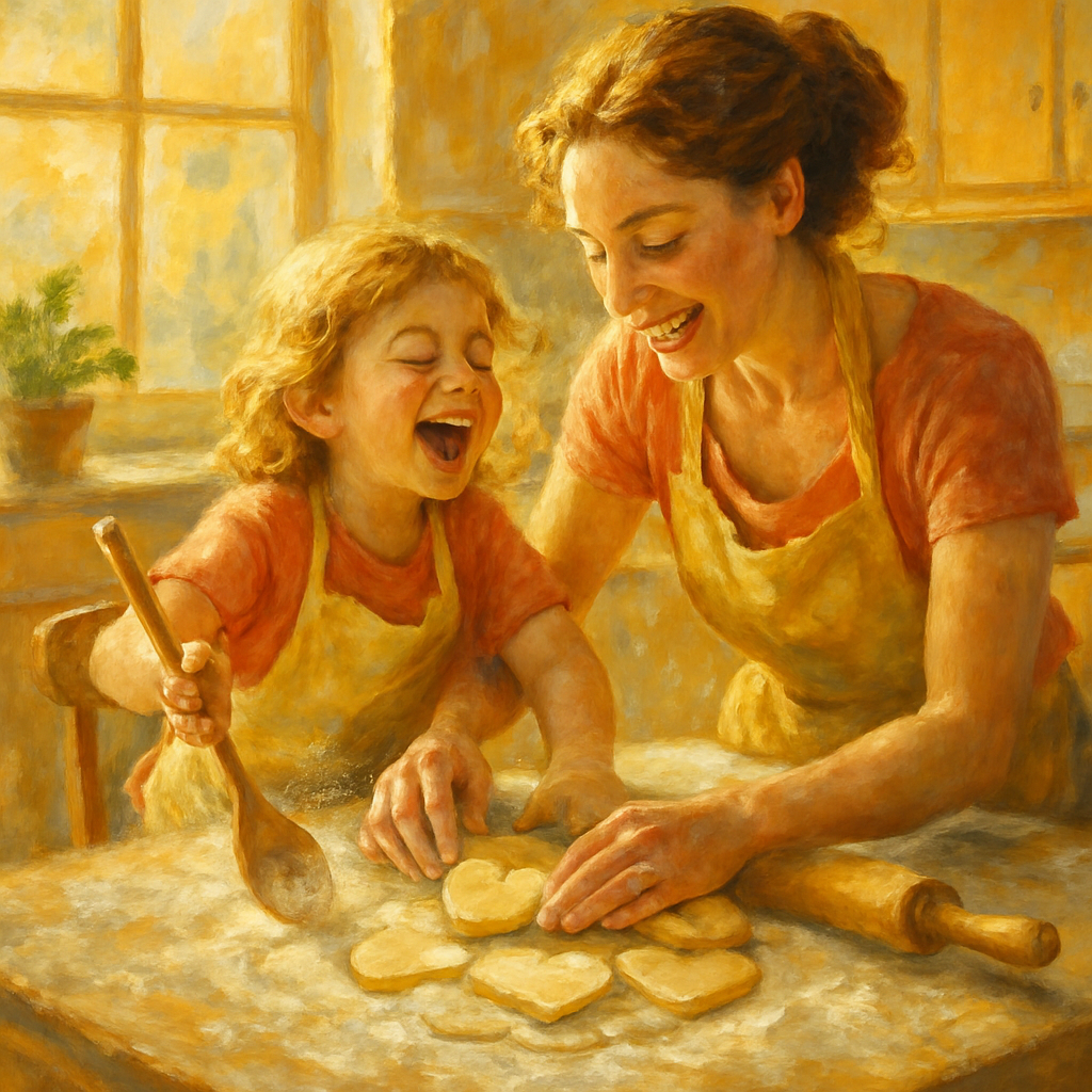 Kitchen Lullaby And Flour Dust Smiles paint by diamonds