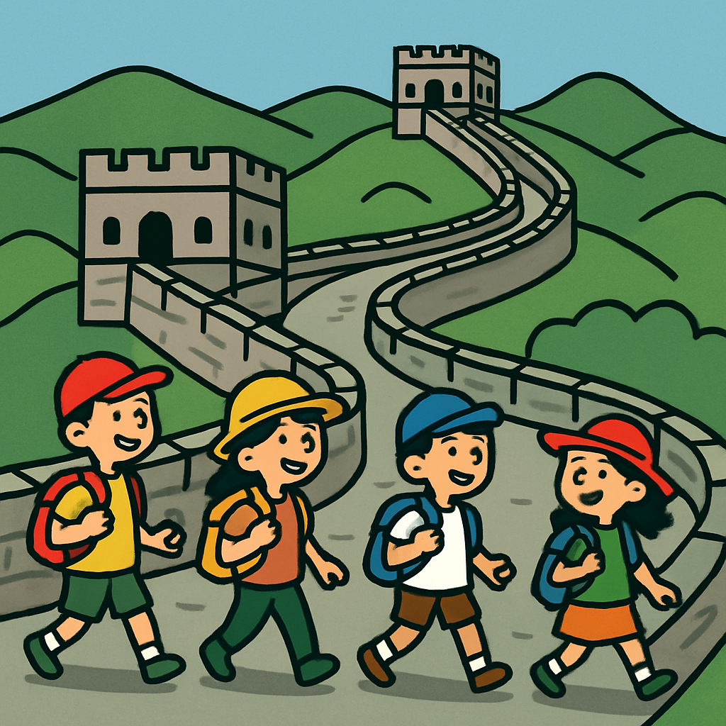 Great Wall Of China Trek paint by diamond