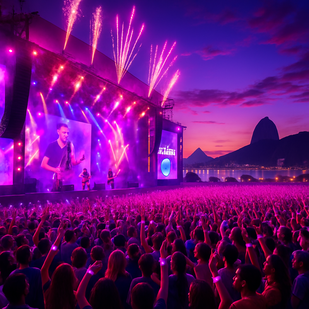 Rock In Rio painting diamond kit