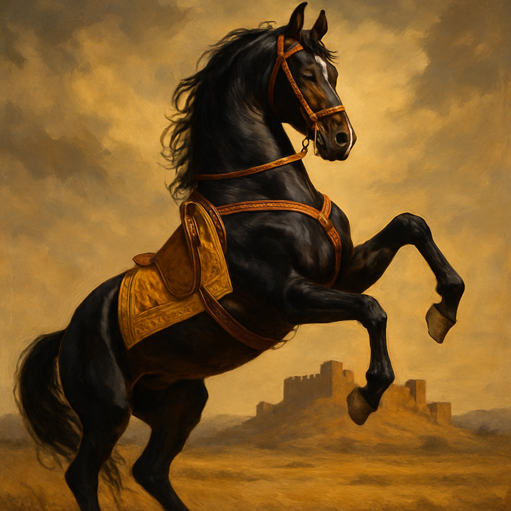 Marwari Horse painting diamond kit