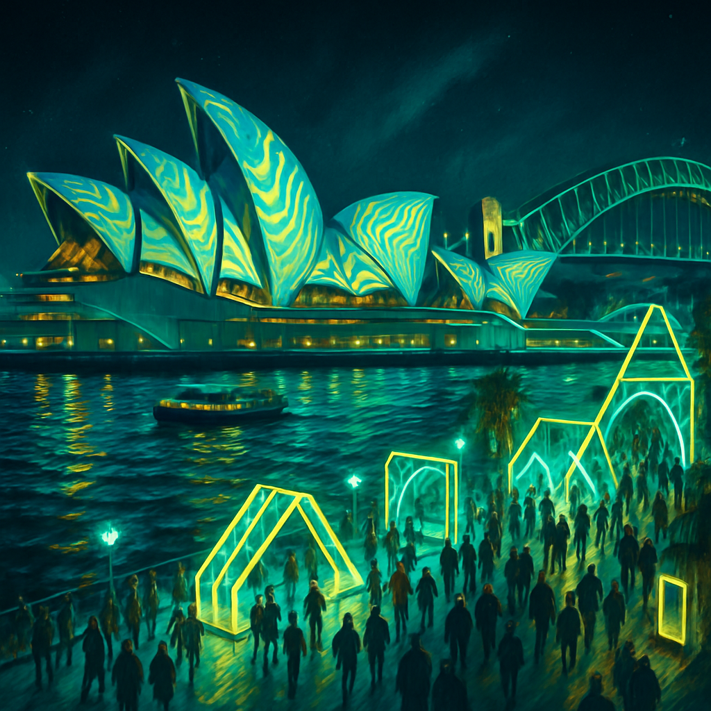 Vivid Sydney paint by color