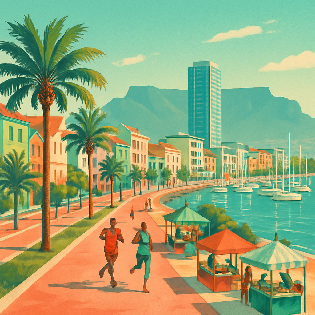 Tropical Harbor Promenade Paint by diamonds art