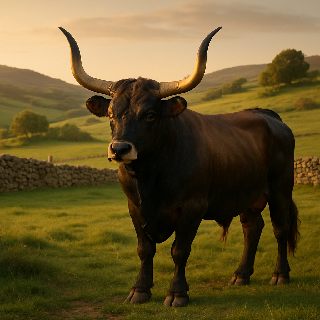 Maronesa Cattle paint by diamonds