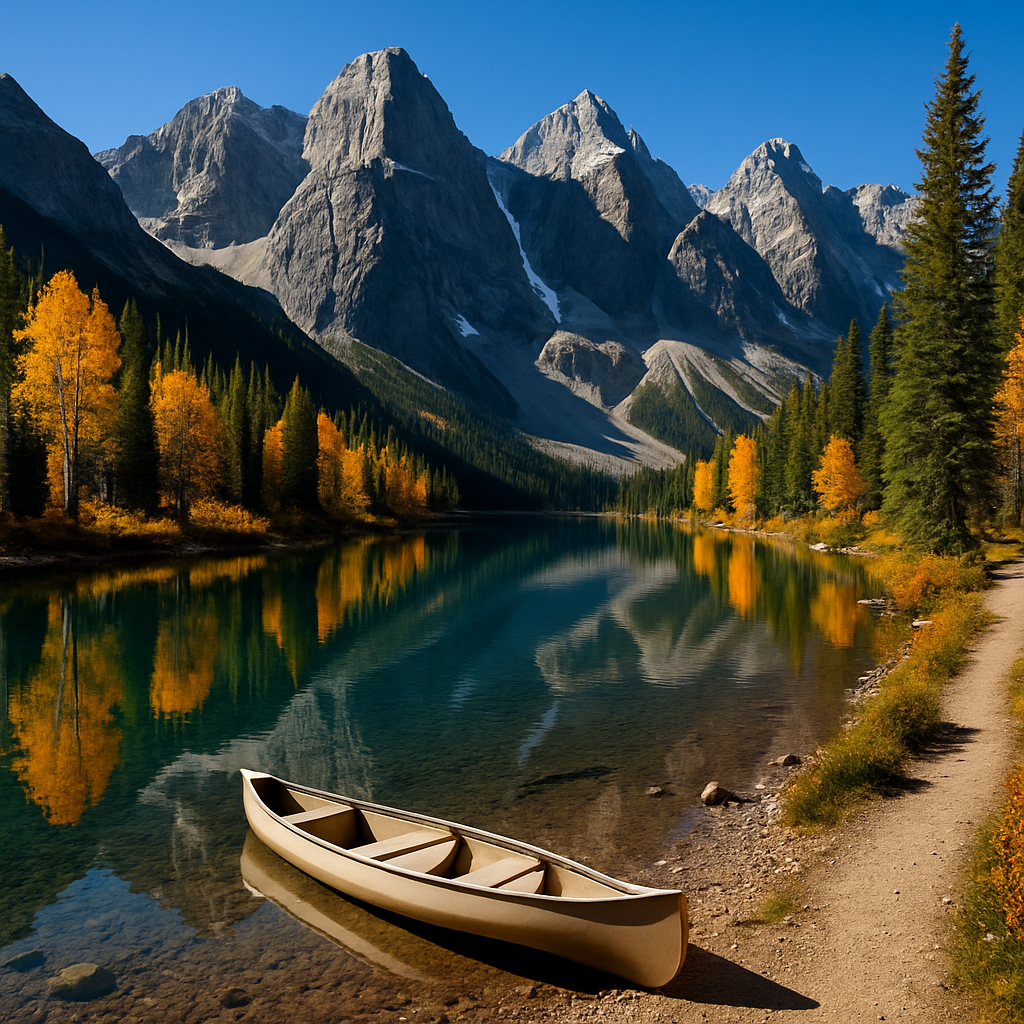 Autumn Colors In Canadian Rockies Paint by diamonds art