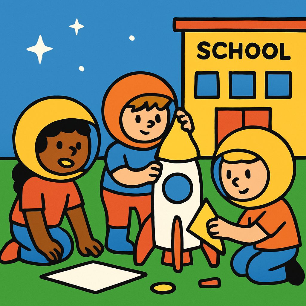 Stargazer Rocket Club DIY paint by diamonds
