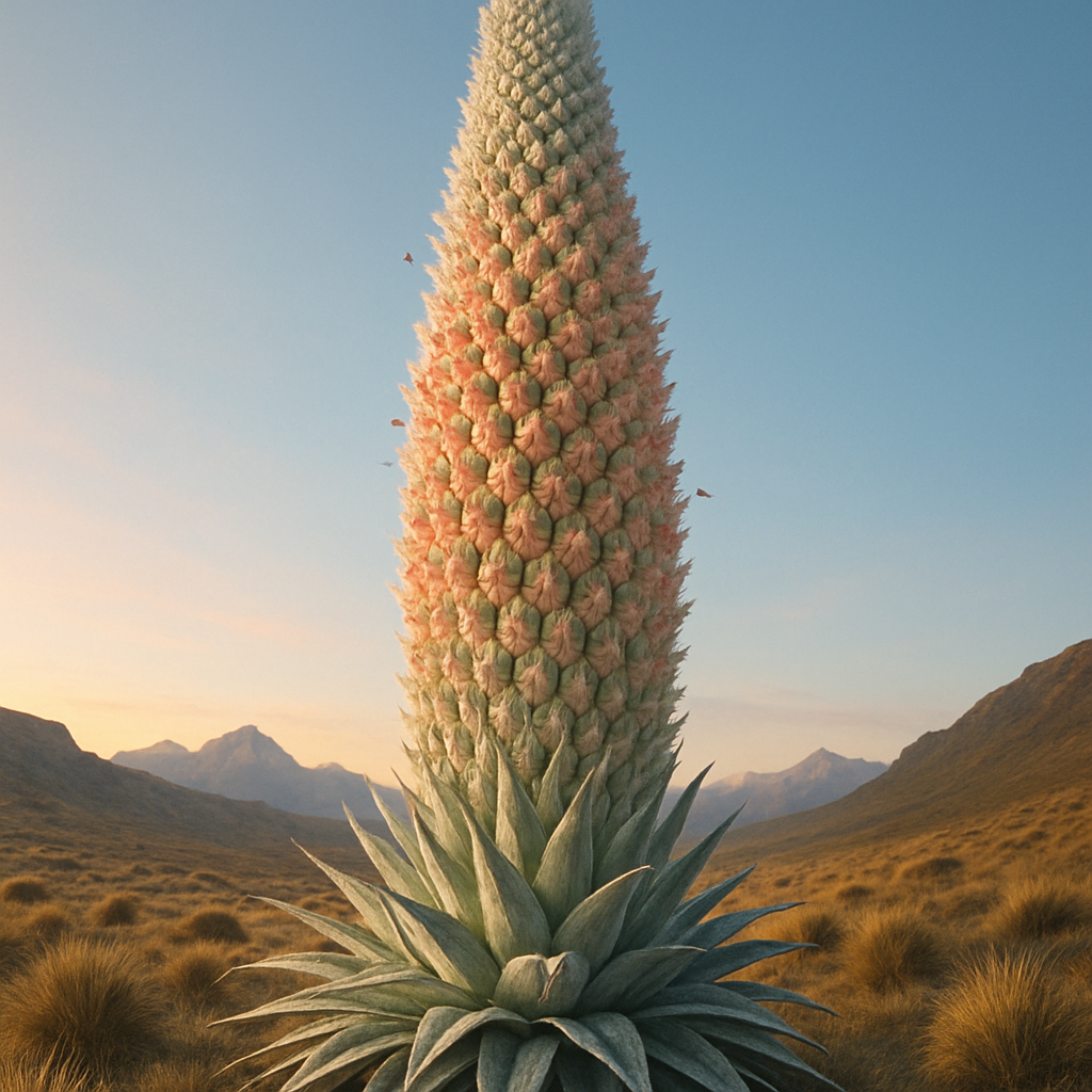 Puya Raimondii Painting by diamonds kit