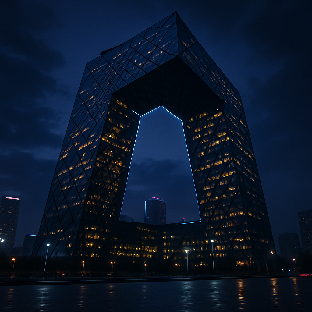 CCTV Headquarters – Beijing, China paint by diamonds