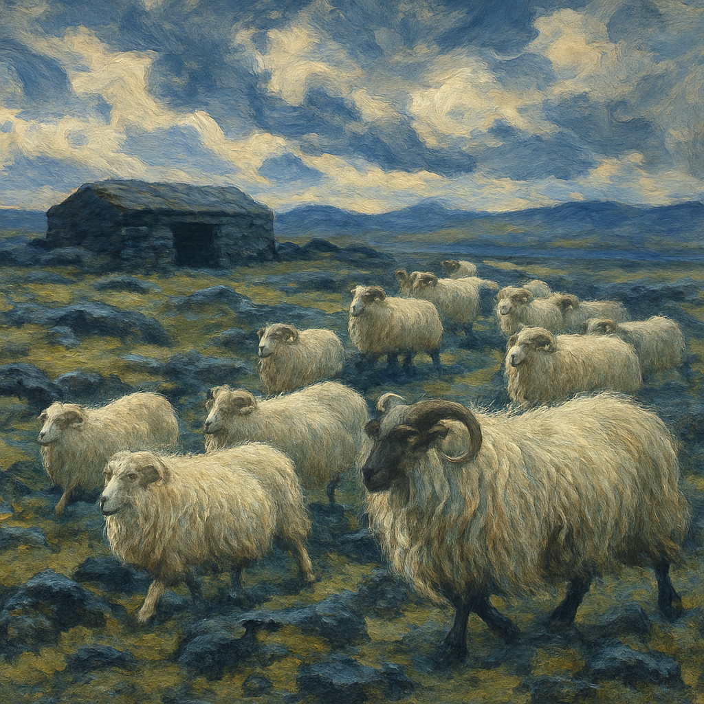 Icelandic Sheep Paint by diamonds art