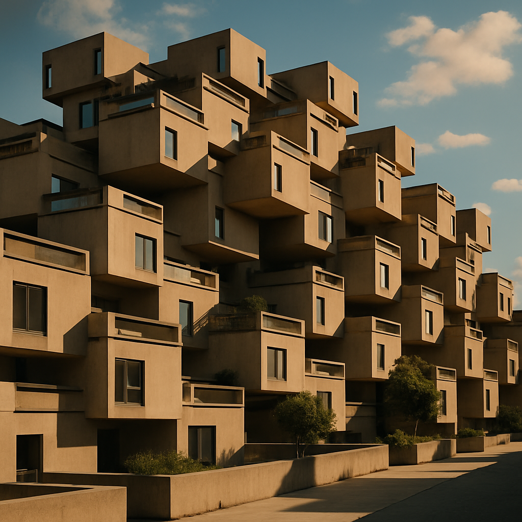 Habitat 67 – Montreal, Canada Paint by diamonds kits
