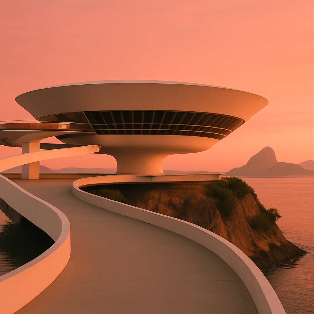 Niteroi Contemporary Art Museum – Niteroi, Brazil diamond painting