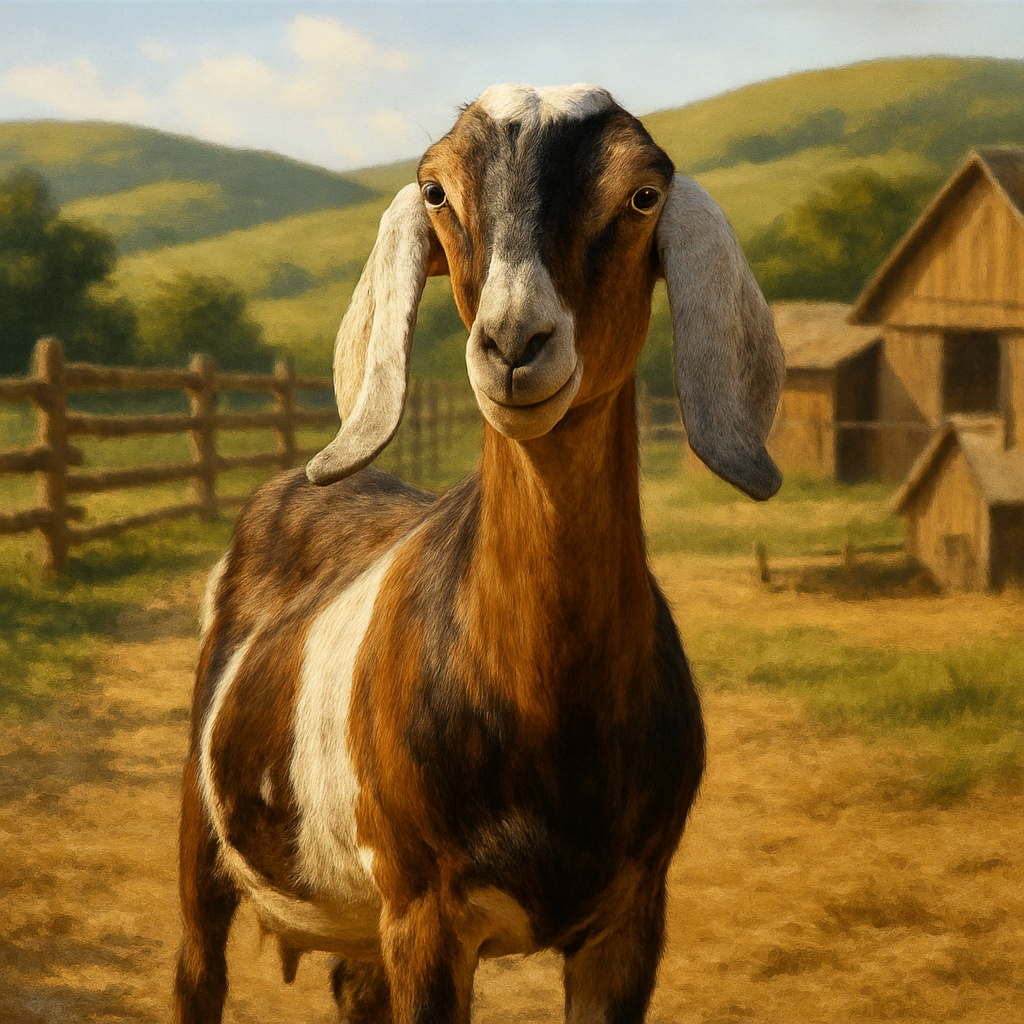 Nubian Goat DIY paint by diamonds