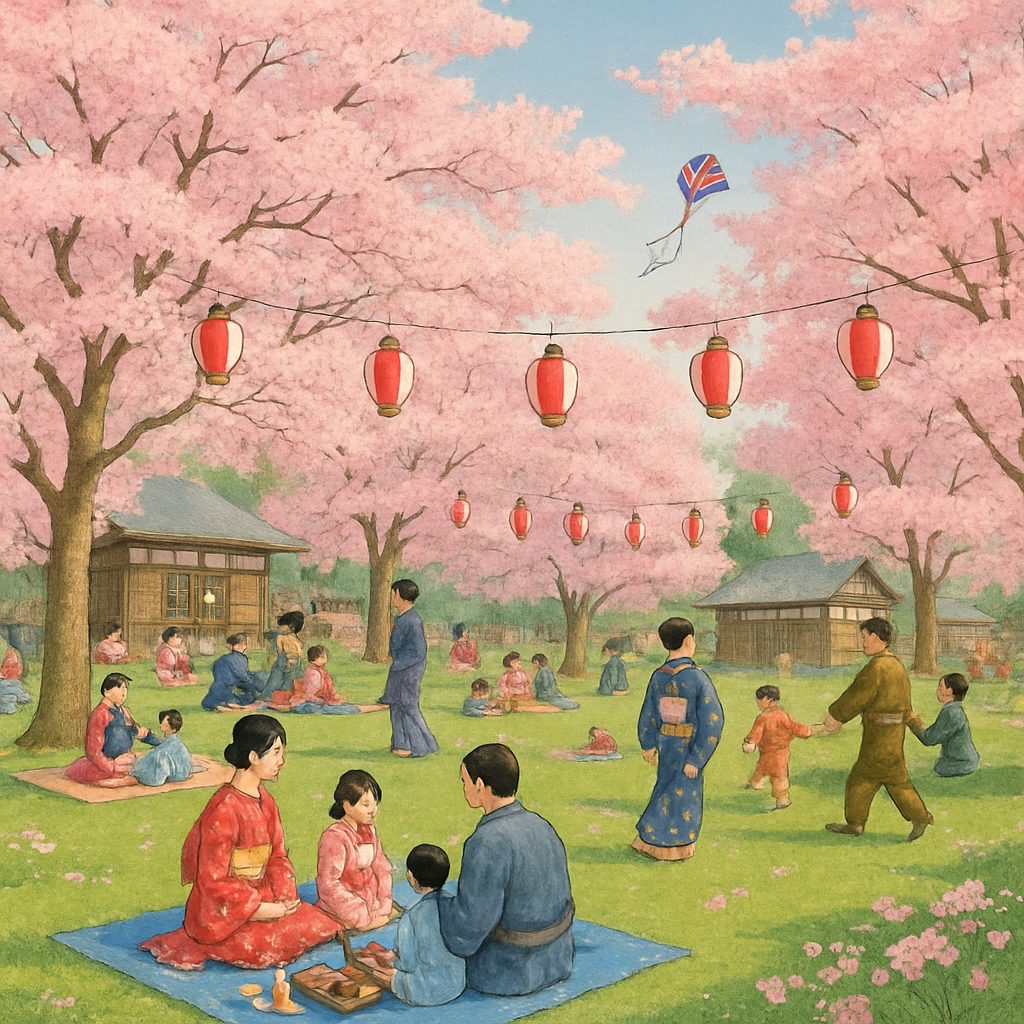Cherry Blossom Festival paint by diamond