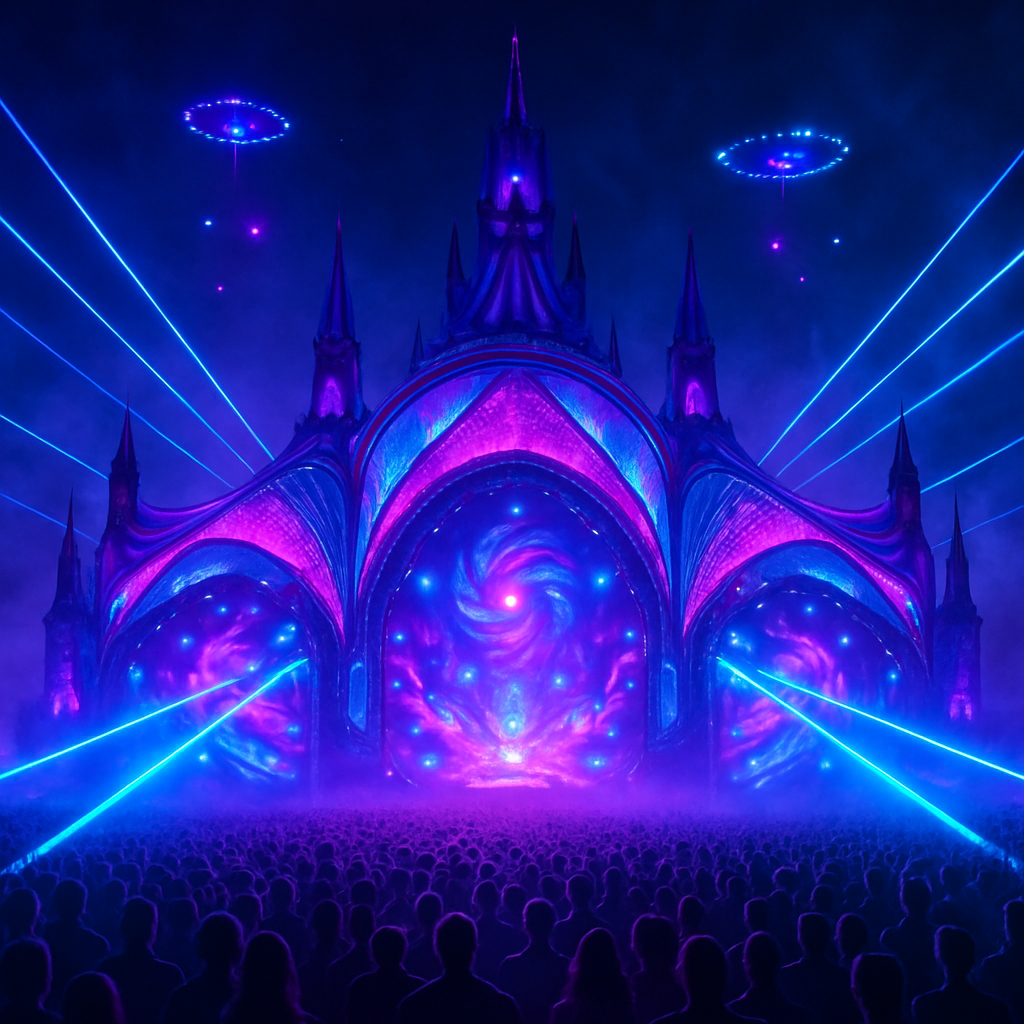 Tomorrowland Electronic Music Festival Paint by diamonds art