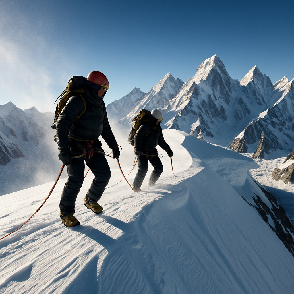 Karakoram Summit Ridge Party diamonded painting kits
