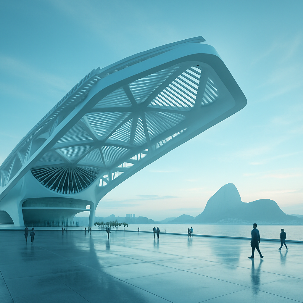 Museum Of Tomorrow Rio De Janeiro Brazil paint by diamonds